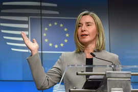 Đại diện cấp cao về an ninh và về đối ngoại của EU Federica Mogherini. (Ảnh: AFP/ TTXVN)