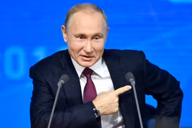 Tổng thống Nga Vladimir Putin. (Ảnh: AFP/ TTXVN)