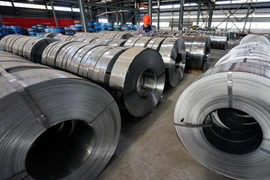 Sản phẩm thép tấm của Trung Quốc. (Ảnh: THX/TTXVN)