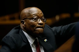 Cựu Tổng thống Nam Phi Jacob Zuma tại phiên tòa ở Pietermaritzburg ngày 30/11/2018. (Ảnh: AFP/TTXVN)