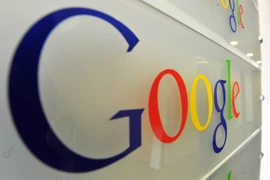 Biểu tượng Google tại văn phòng ở Brussels, Bỉ. (Ảnh: AFP/TTXVN)