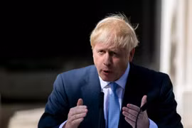 Thủ tướng Anh Boris Johnson. (Ảnh: THX/TTXVN)