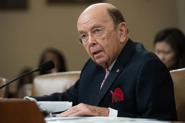 Bộ trưởng Thương mại Mỹ Wilbur Ross tại cuộc họp ở Washington, DC. (Ảnh: AFP/TTXVN)