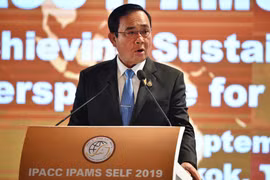 Thủ tướng Thái Lan Prayut Chan-o-cha phát biểu tại một sự kiện ở Bangkok ngày 9/9/2019. (Ảnh: AFP/TTXVN)