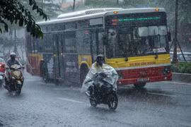 Bắc Bộ và Thanh Hóa vân tiếp tục có mưa dông. (Ảnh: Minh Sơn/Vietnam+)