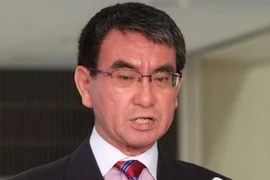 Ngoại trưởng Nhật Bản Taro Kono sẽ gặp người đồng cấp Nga Sergey Lavrov. (Ảnh: AFP/TTXVN) 