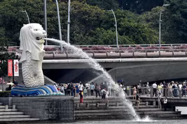 Tăng trưởng kinh tế của Singapore chậm nhất trong gần một thập niên. (Nguồn: AFP/TTXVN)