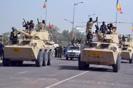 Binh sỹ CH Chad sau khi tham gia chiến dịch chống Boko Haram tại N'djamena ngày 11/12/2015. (Ảnh: AFP/TTXVN)