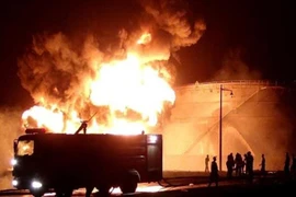 Hiện trường vụ nổ. (Nguồn: alarabiya.net)