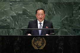 Ngoại trưởng Triều Tiên Ri Yong Ho. (Ảnh: THX/TTXVN)