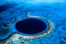 Hố xanh đại dương Belize. (Nguồn: ICreative)