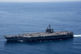Tàu sân bay USS Carl Vinson. (Nguồn: EPA/TTXVN)