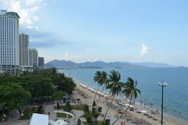 Bãi biển Nha Trang (Khánh Hòa). (Ảnh minh họa: Thanh Hà/TTXVN)