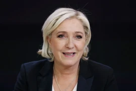 Ứng cử viên tranh cử Tổng thống Pháp Marine Le Pen. (Nguồn: AFP/TTXVN)