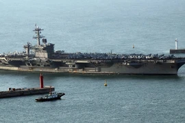 Tàu USS Carl Vinson. (Nguồn: EPA/TTXVN)