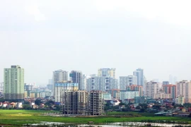 Một góc khu đô thị Mỹ Đình 2, quận Nam Từ Liêm, Hà Nội. (Ảnh: Tuấn Anh/TTXVN)