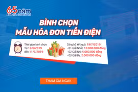 Bình chọn mẫu hóa đơn điện mới. (Nguồn ảnh: EVN)