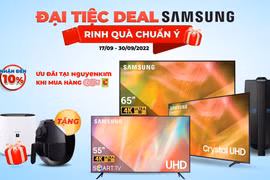 Nhiều thương hiệu lớn như Samsung, Sony... phối hợp với các đại lý triển khai các chương trình khuyến mãi giá tốt. (Ảnh: nguyenkim)