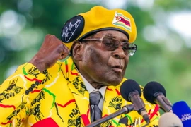 Tổng thống Zimbabwe Robert Mugabe phát biểu tại cuộc họp ở Harare ngày 8/11. (Nguồn: AFP/TTXVN)