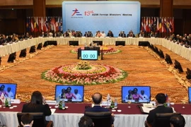 Khai mạc Hội nghị Bộ trưởng Ngoại giao ASEM lần thứ 13 tại Myanmar. (Ảnh: Sơn Nam/TTXVN)