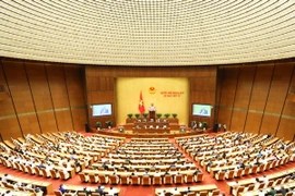 Quang cảnh phiên chất vấn và trả lời chất vấn. (Ảnh: Phương Hoa/TTXVN)