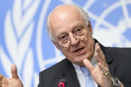 Đặc phái viên LHQ về Syria Staffan de Mistura (trong ảnh). (Nguồn: AFP/TTXVN)