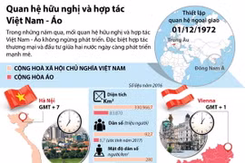 [Infographics] Quan hệ hữu nghị và hợp tác Việt Nam-Áo