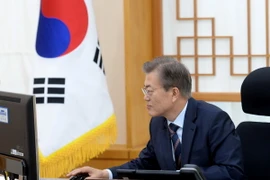 Tổng thống Hàn Quốc Moon Jae-in. (Nguồn: AFP/TTXVN)