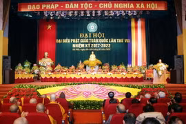 Toàn cảnh khai mạc Đại hội. (Ảnh: Nguyễn Dân/TTXVN)
