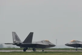 Máy bay chiến đấu Raptor F-22 của Không lực Mỹ. (Nguồn: AFP/ TTXVN)