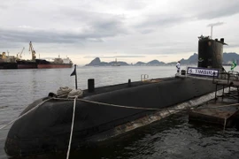 Tàu ngầm Timbira của Brazil tham gia chiến dịch quốc tế tìm kiếm tàu ngầm ARA San Juan của Argentina bị mất tích . (Nguồn: AFP/TTXVN)