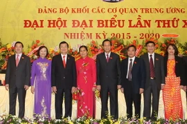 Chủ tịch nước Trương Tấn Sang với các đại biểu dự Đại hội. (Ảnh: Nguyễn Khang/TTXVN) 