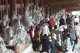 Bộ trưởng Hoàng Tuấn Anh kiểm tra đột xuất công tác tổ chức lễ hội