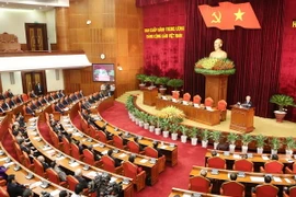  Toàn cảnh bế mạc Hội nghị. (Ảnh: Trí Dũng/TTXVN)