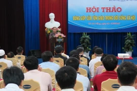 Hội thảo về đóng góp của các tôn giáo trong đời sống xã hội