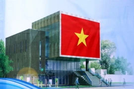 Phối cảnh Nhà trưng bày Hoàng Sa. (Ảnh: Trần Lê Lâm/TTXVN)