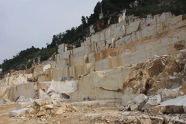 Tính tiền cấp quyền khai thác khoáng sản góp phần nâng cao công tác quản lý Nhà nước về tài nguyên khoáng sản. (Ảnh: Hùng Võ/Vietnam+)