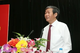 Trưởng ban Tuyên giáo Trung ương Đinh Thế Huynh. (Nguồn: TTXVN)