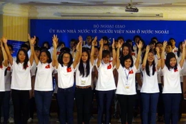 Bế mạc trại hè Việt Nam năm 2014. (Ảnh: Đăng Tuấn/TTXVN)