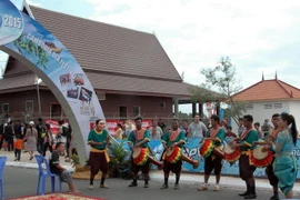 Quang cảnh Lễ hội biển Campuchia 2015. (Ảnh: Xuân Khu/Vietnam+)