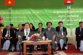 Bộ trưởng Trần Đại Quang tiếp đoàn đại biểu Bộ Nội vụ Campuchia