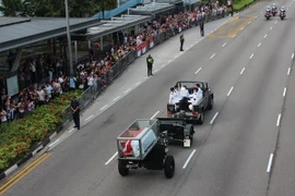 Người dân Singapore, Malaysia tiễn biệt cố Thủ tướng Lý Quang Diệu