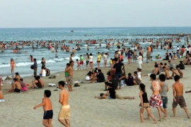 Bãi biển Mỹ Khê, Đà Nẵng. (Ảnh: Trần Lê Lâm/TTXVN)