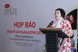 Chính thức phát động Giải thưởng KOVA lần thứ 12 năm 2015