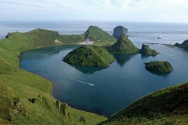 Một góc quần đảo Kuril, đảo tranh chấp giữa Nhật và Nga . (Nguồn: imgarcade.com)