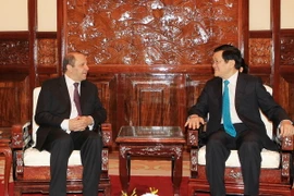 Chủ tịch nước Trương Tấn Sang tiếp các Đại sứ trình quốc thư