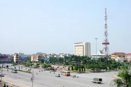 Một góc Quảng trường thành phố Hưng Yên. tỉnh Hưng Yên. (Ảnh: Đình Huệ/TTXVN)