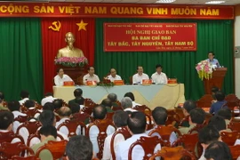 Quang cảnh hội nghị. (Ảnh: Duy Khương/TTXVN)