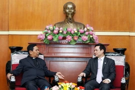 Lãnh đạo MTTQ Việt Nam tiếp đoàn Hội Thánh Tin lành Trưởng lão 