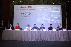 Thành phần ban tổ chức và êkíp thực hiện của DHS 2015. (Nguồn: Đẹp/Vietnam+) 
